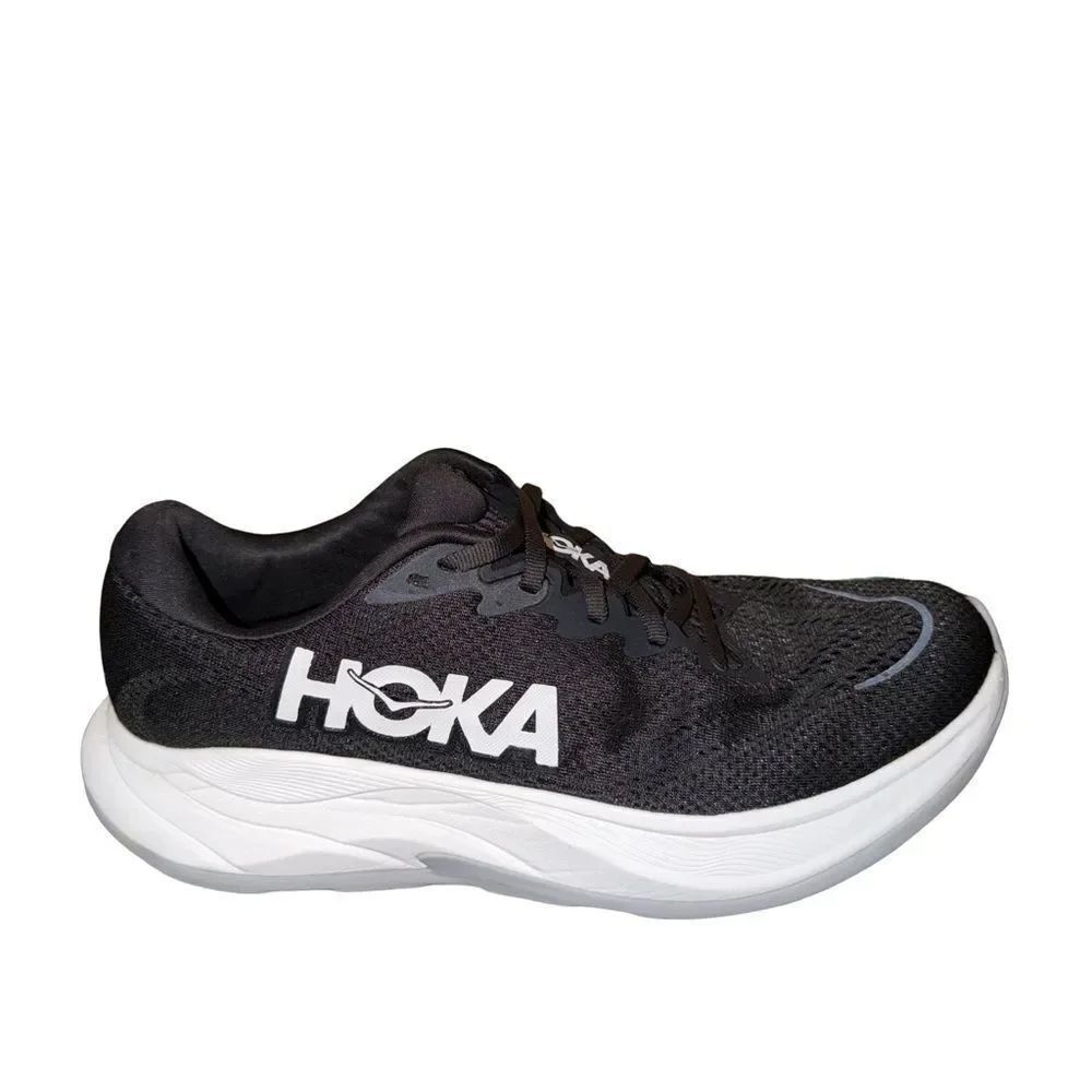 HOKA Men's Rincon 4 Black Running Shoe - Lightweight Cushioning size 9D